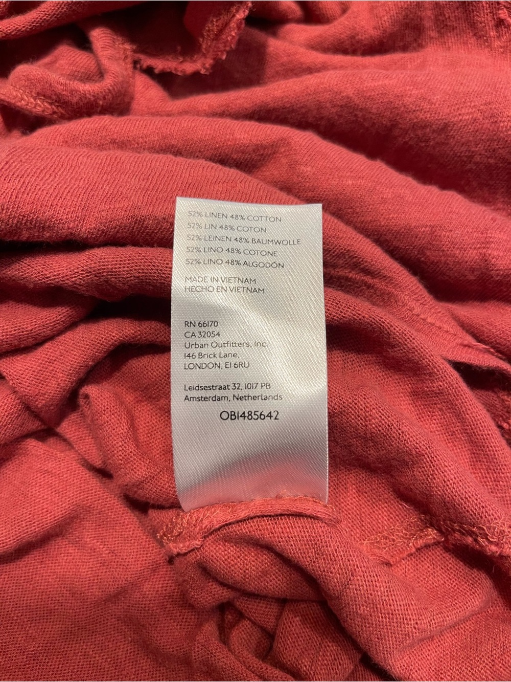 We The Free Women's Rust Red V-Neck Short Sleeve Top - Picture 9 of 10